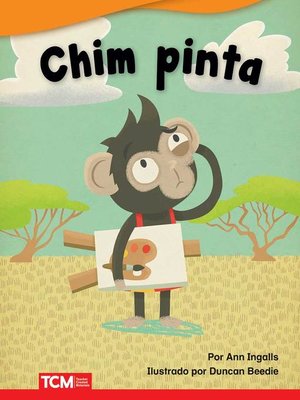 cover image of Chim pinta (Chimp Paints) Read-along ebook